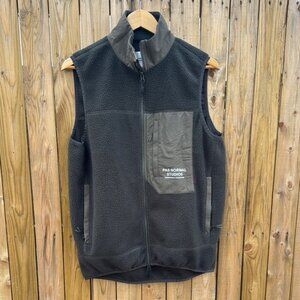 Pas normal studios Men's Black Fleece Vest